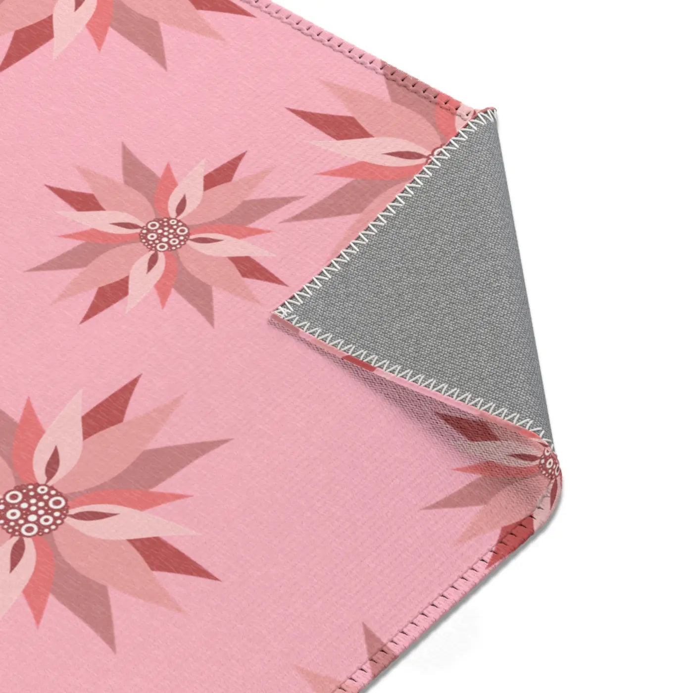 Pink Area Rugs - Floral Pattern Home Decor - DipaliZ