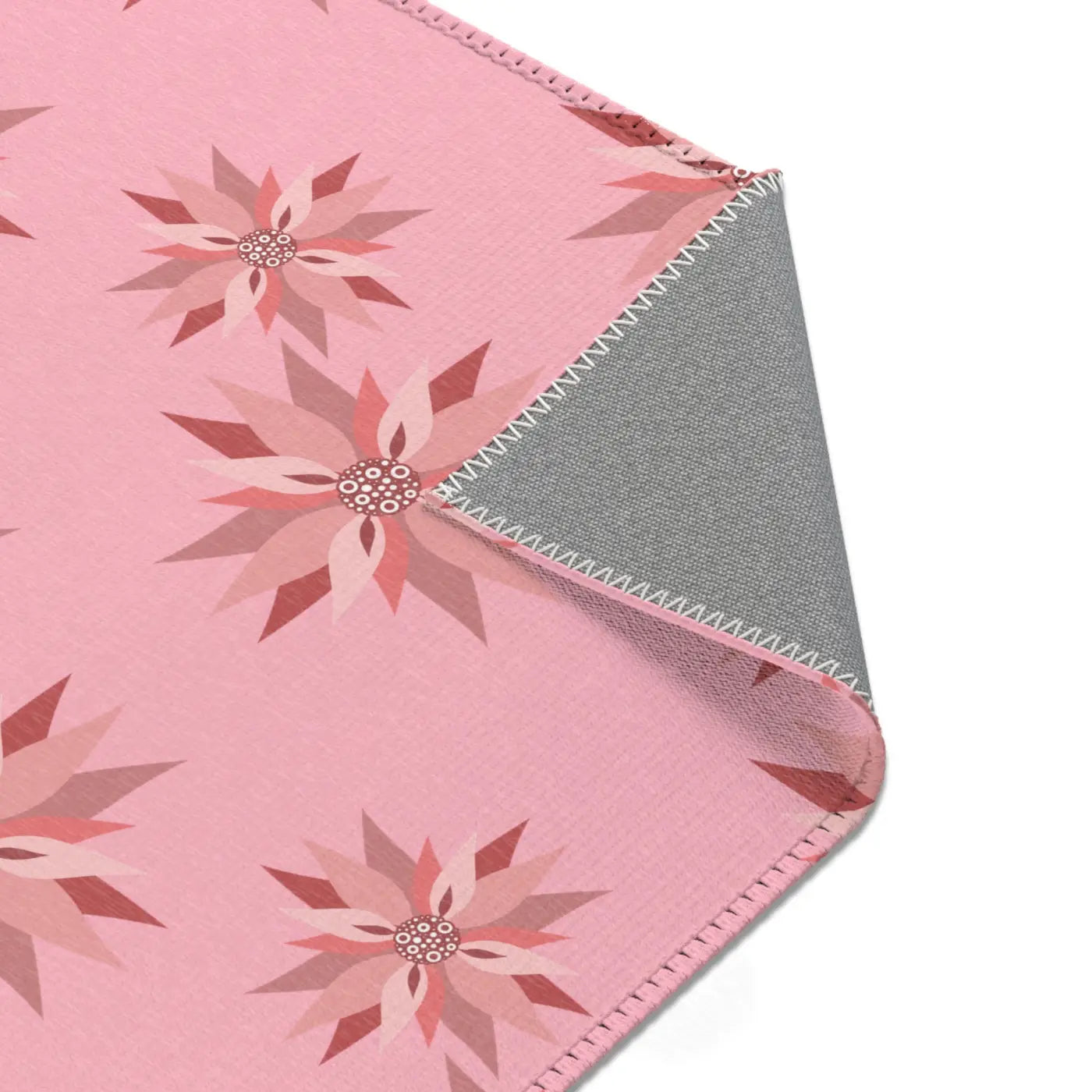 Pink Area Rugs - Floral Pattern Home Decor - DipaliZ