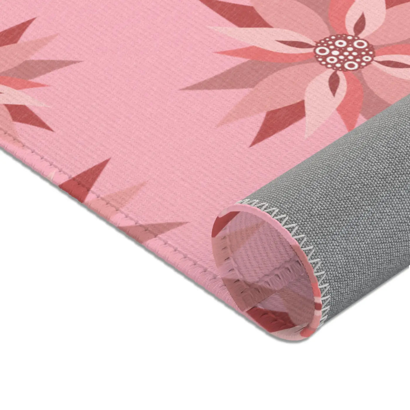 Pink Area Rugs - Floral Pattern Home Decor - DipaliZ