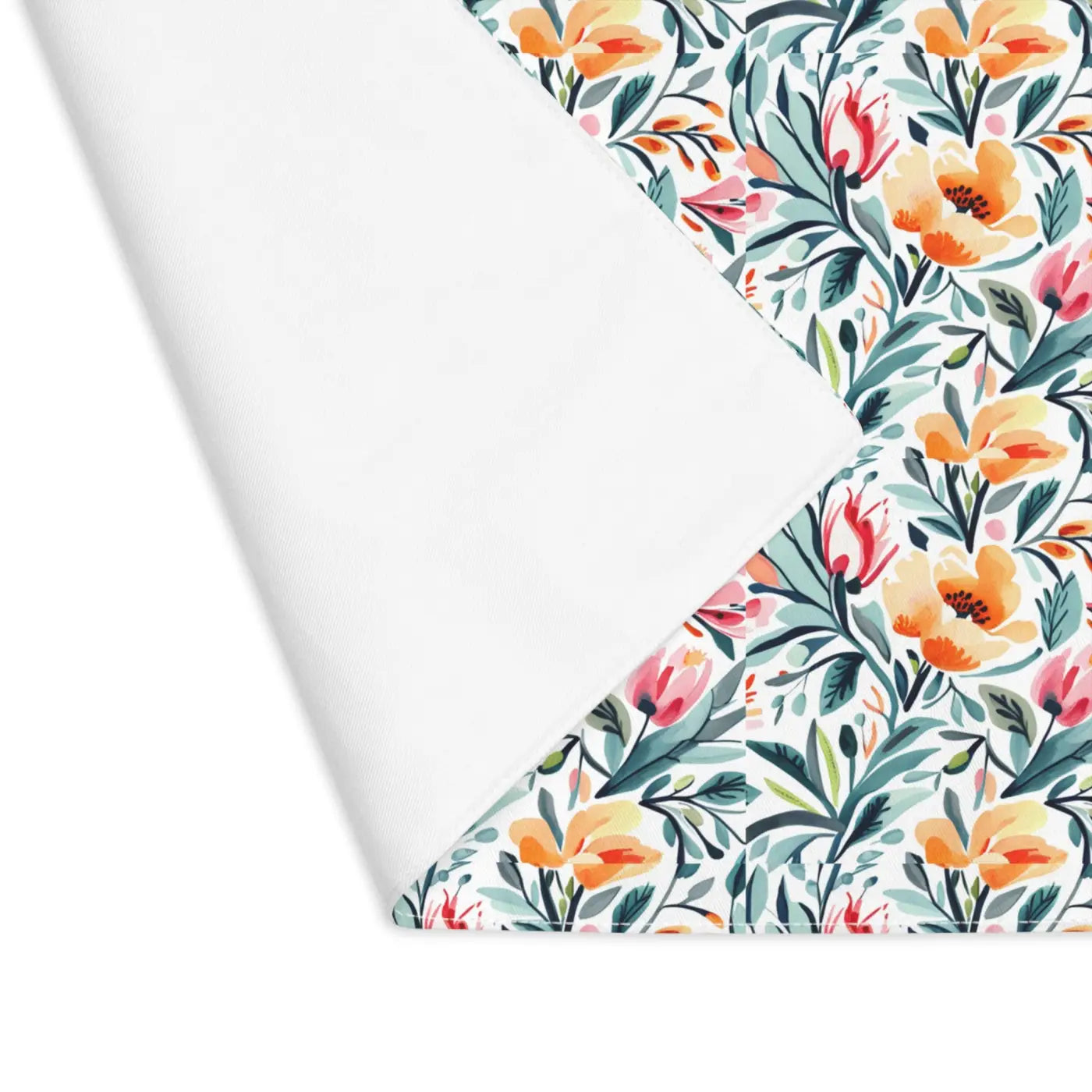 Floral Pattern Placemat - Vibrant Cotton Dining Decor - DipaliZ