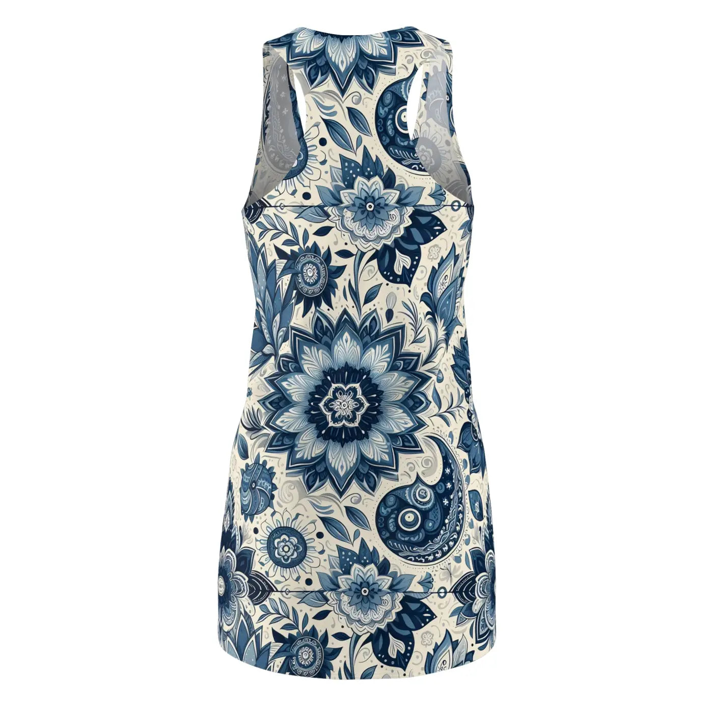 Pattern Racerback Dress - Boho Summer Style - DipaliZ