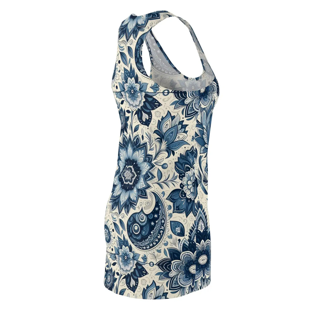 Pattern Racerback Dress - Boho Summer Style - DipaliZ