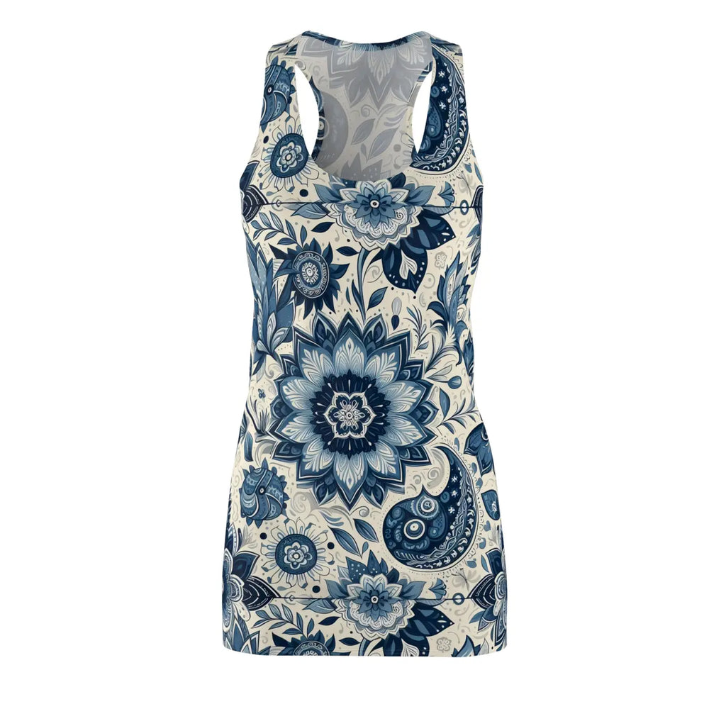 Pattern Racerback Dress - Boho Summer Style - DipaliZ