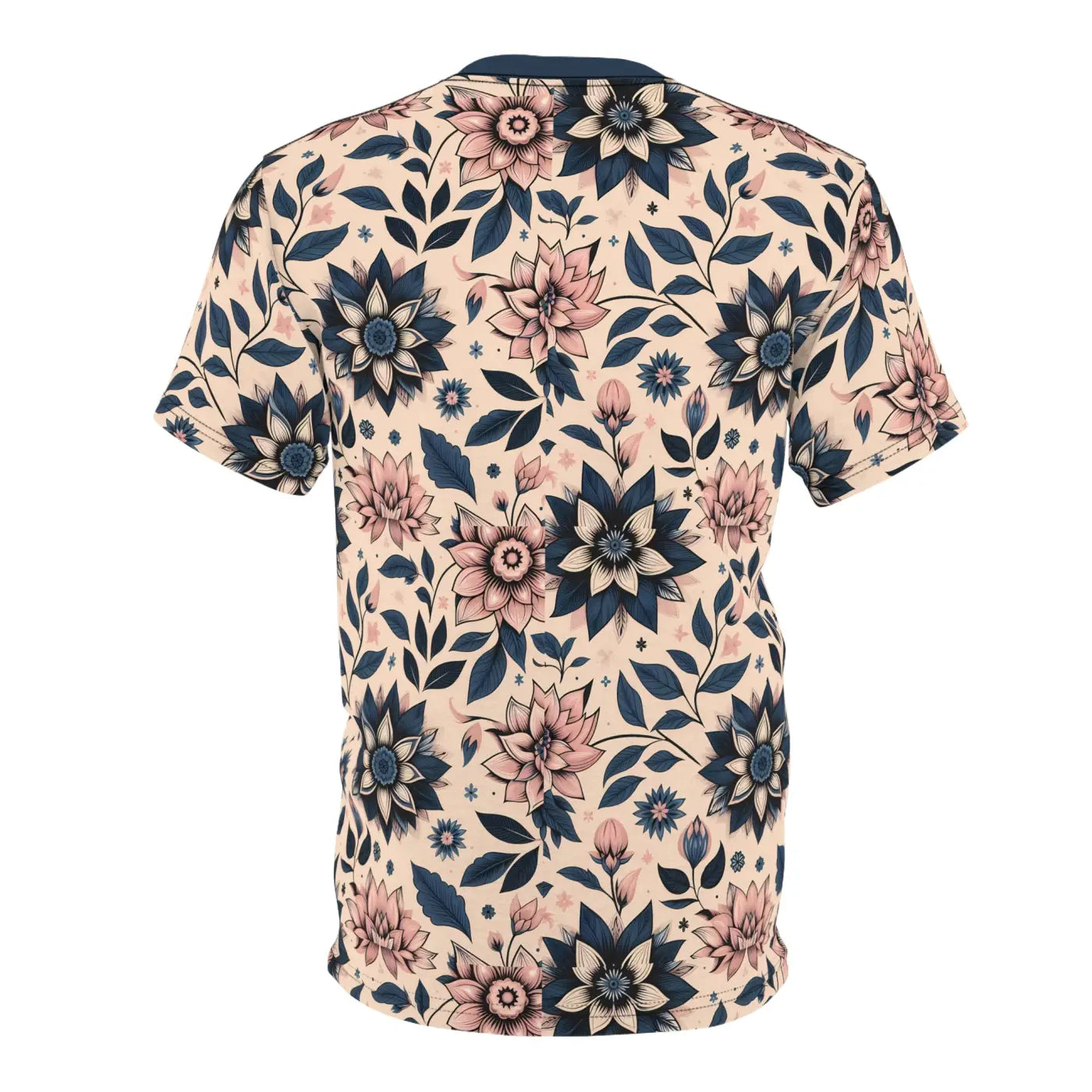 Floral Pattern Unisex Tee - Boho Chic Summer Style - DipaliZ