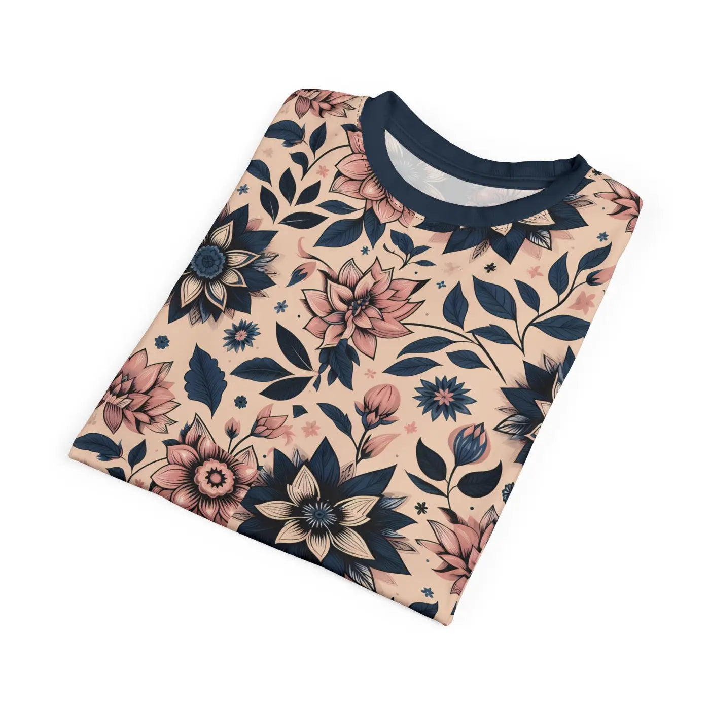 Floral Pattern Unisex Tee - Boho Chic Summer Style - DipaliZ