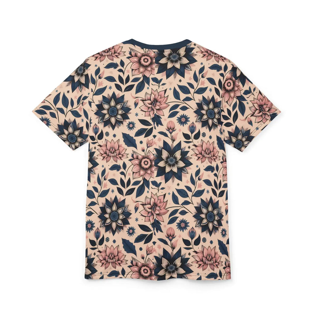 Floral Pattern Unisex Tee - Boho Chic Summer Style - DipaliZ