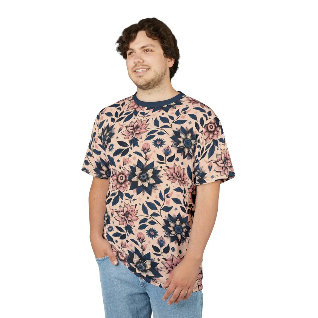Floral Pattern Unisex Tee - Boho Chic Summer Style - DipaliZ