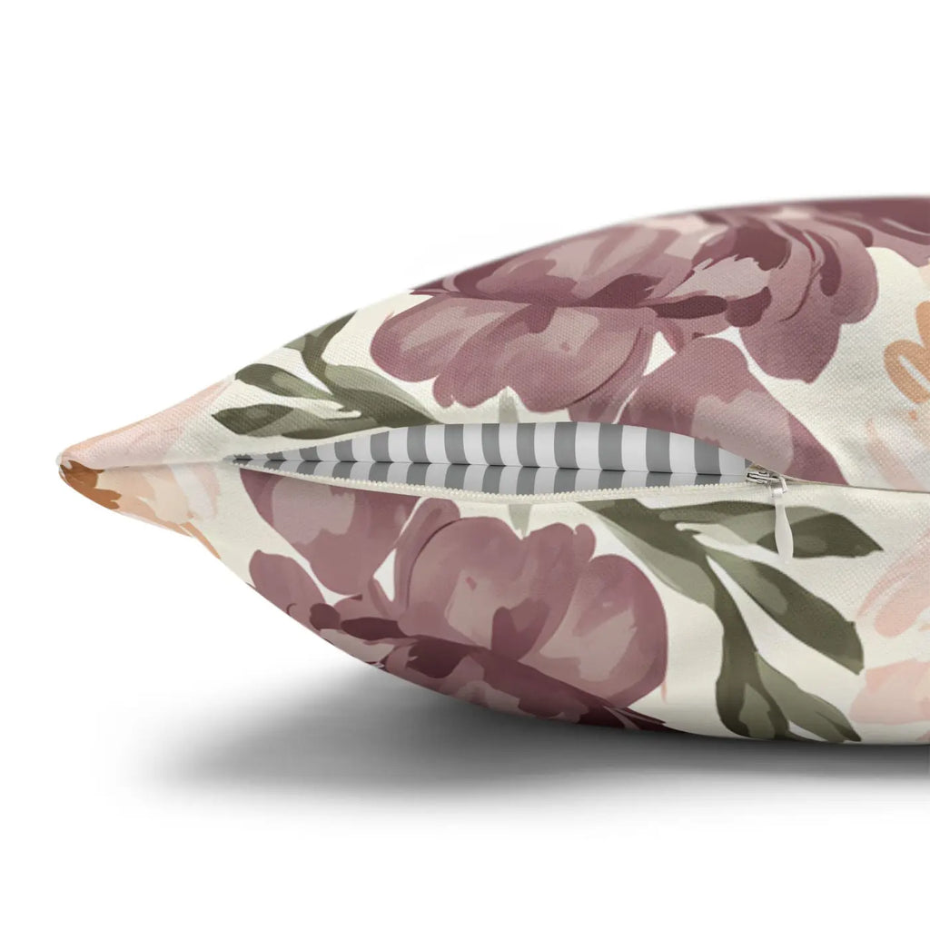 Floral Peony Pillowcase - Garden Vibes Decorative Throw - DipaliZ