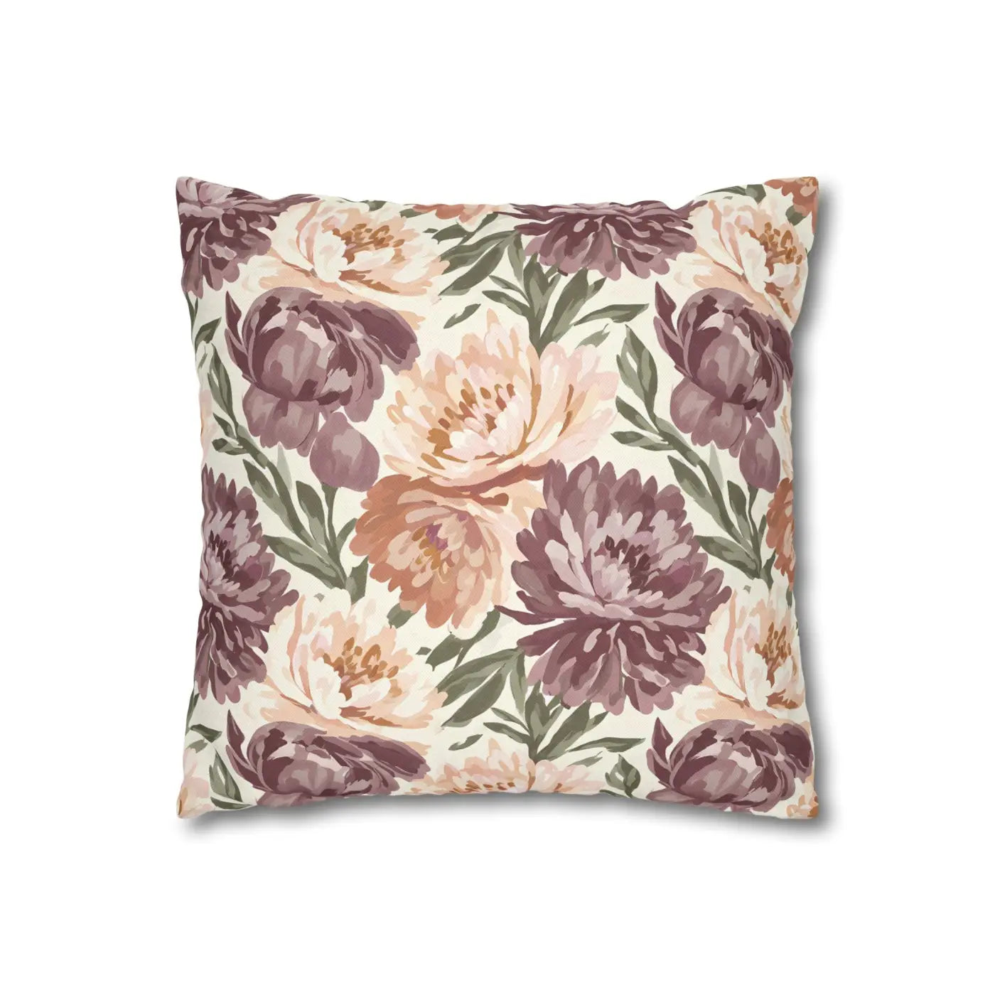 Floral Peony Pillowcase - Garden Vibes Decorative Throw - DipaliZ