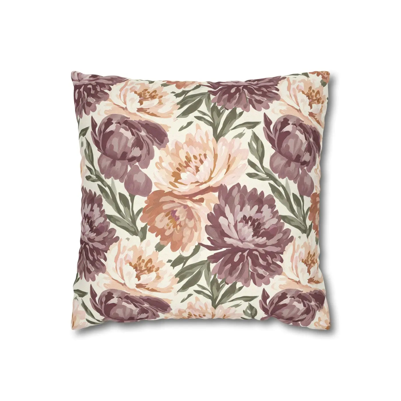 Floral Peony Pillowcase - Garden Vibes Decorative Throw - DipaliZ