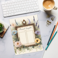 Floral Personal Insights Notepad - Magnetic Backing - DipaliZ