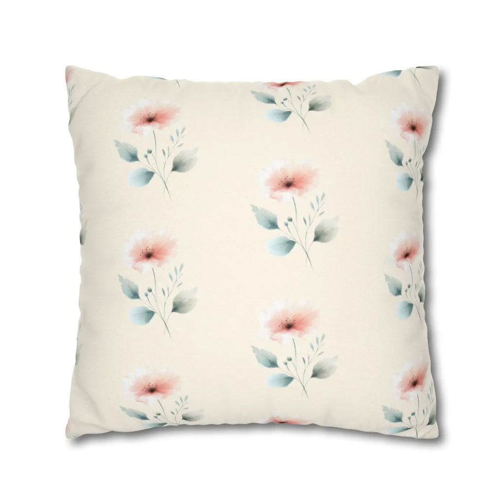 Floral Soft Spun Polyester Pillowcases - Elegant Home Decor - DipaliZ