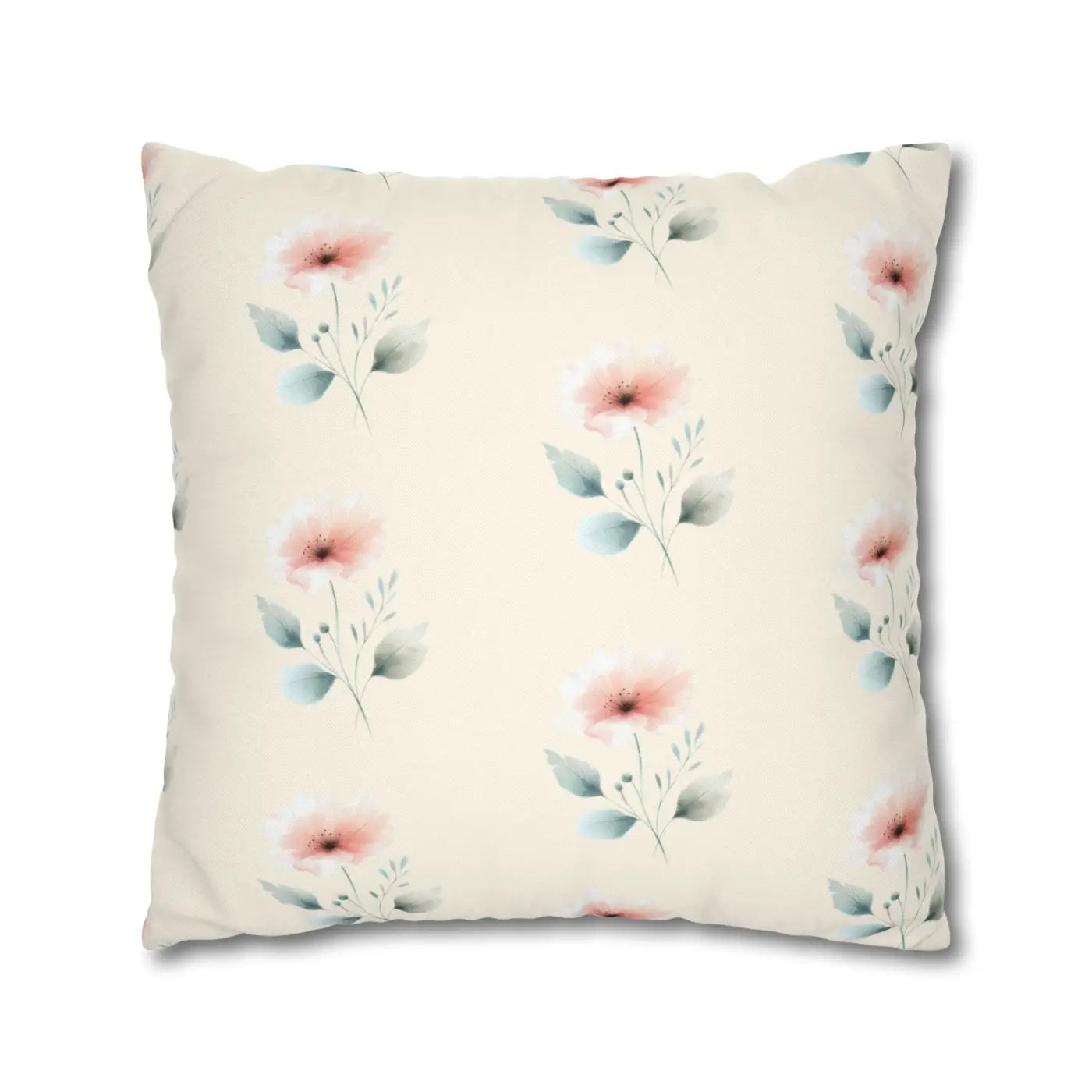 Floral Soft Spun Polyester Pillowcases - Elegant Home Decor - DipaliZ