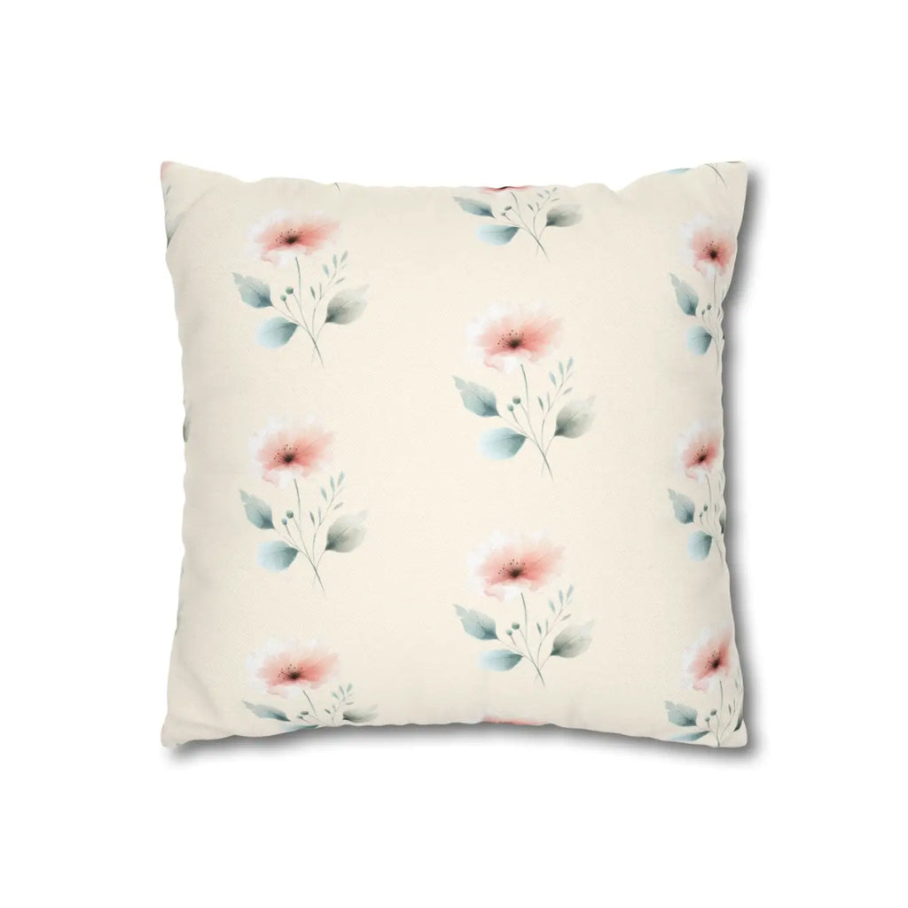 Floral Soft Spun Polyester Pillowcases - Elegant Home Decor - DipaliZ