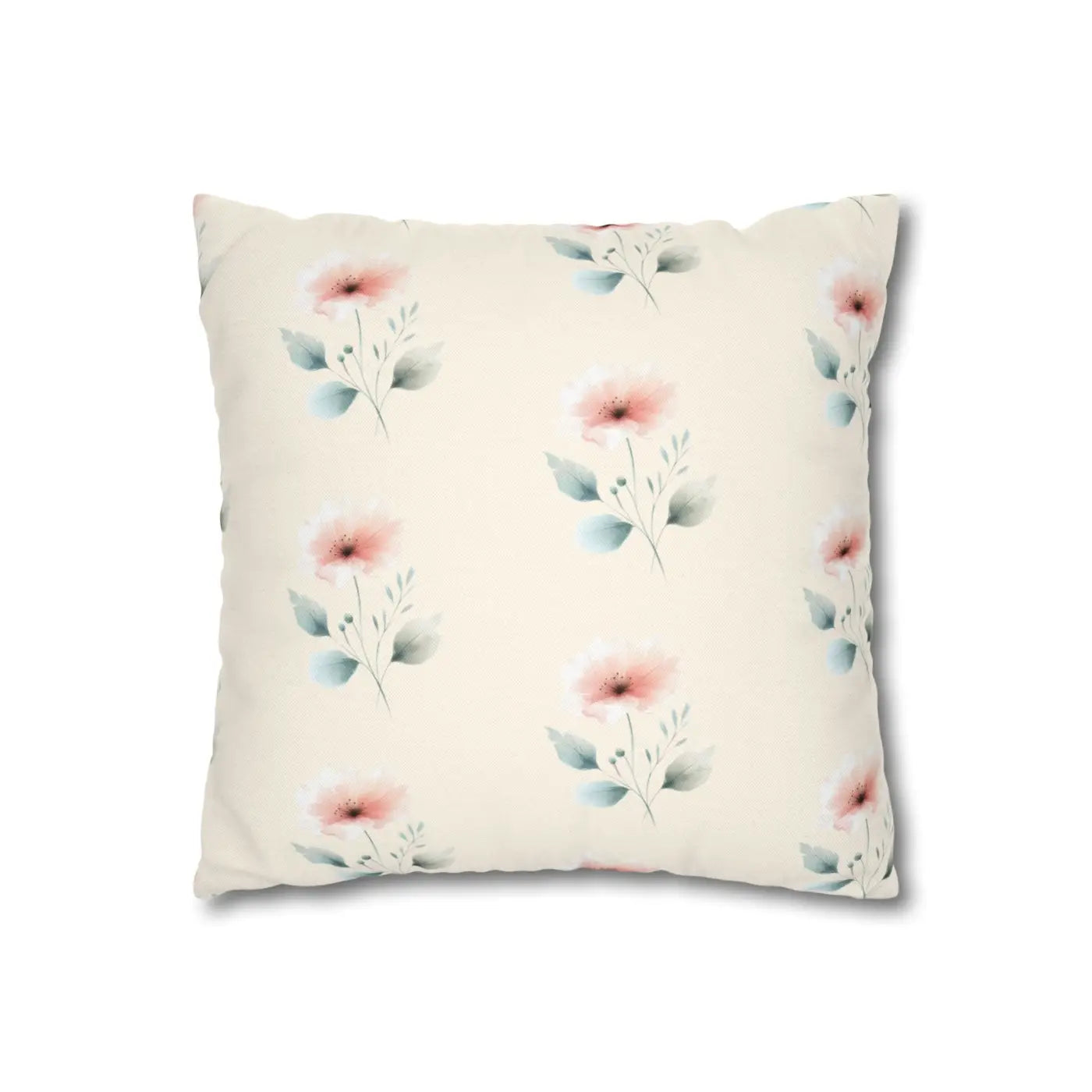 Floral Soft Spun Polyester Pillowcases - Elegant Home Decor - DipaliZ