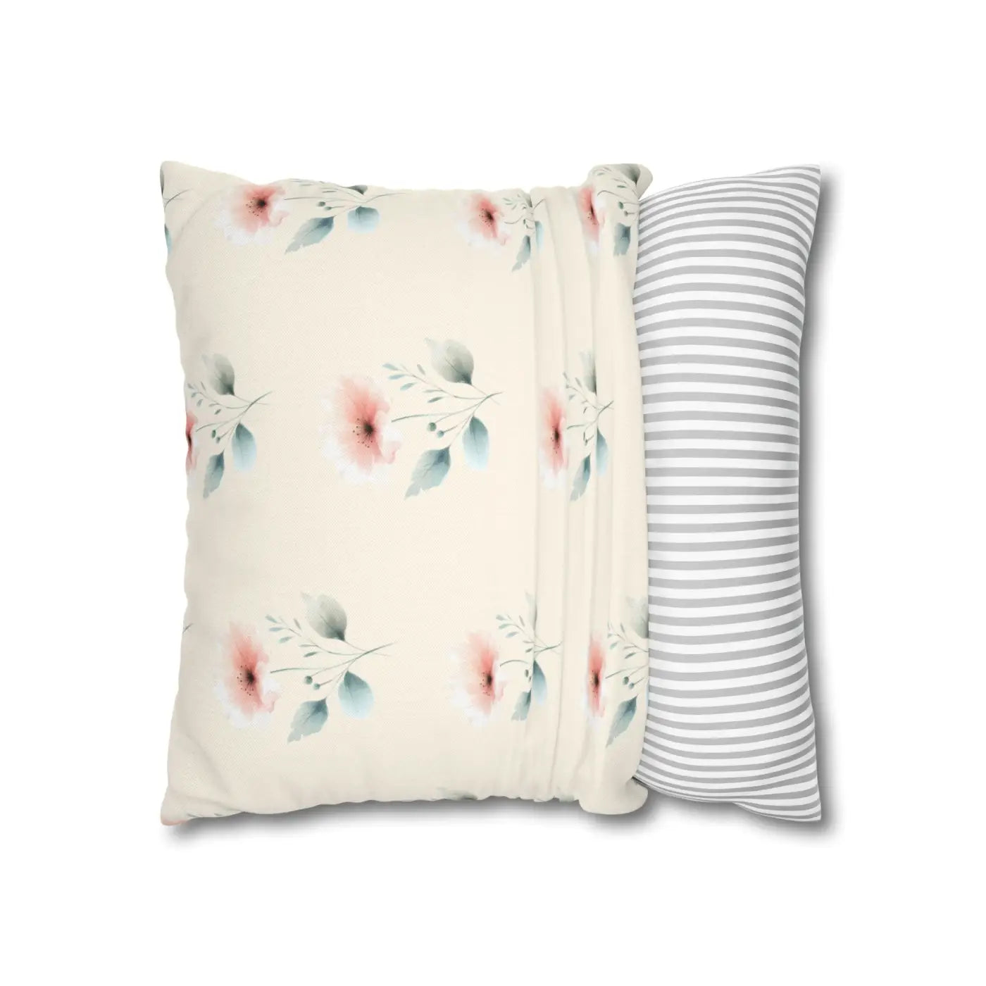 Floral Soft Spun Polyester Pillowcases - Elegant Home Decor - DipaliZ