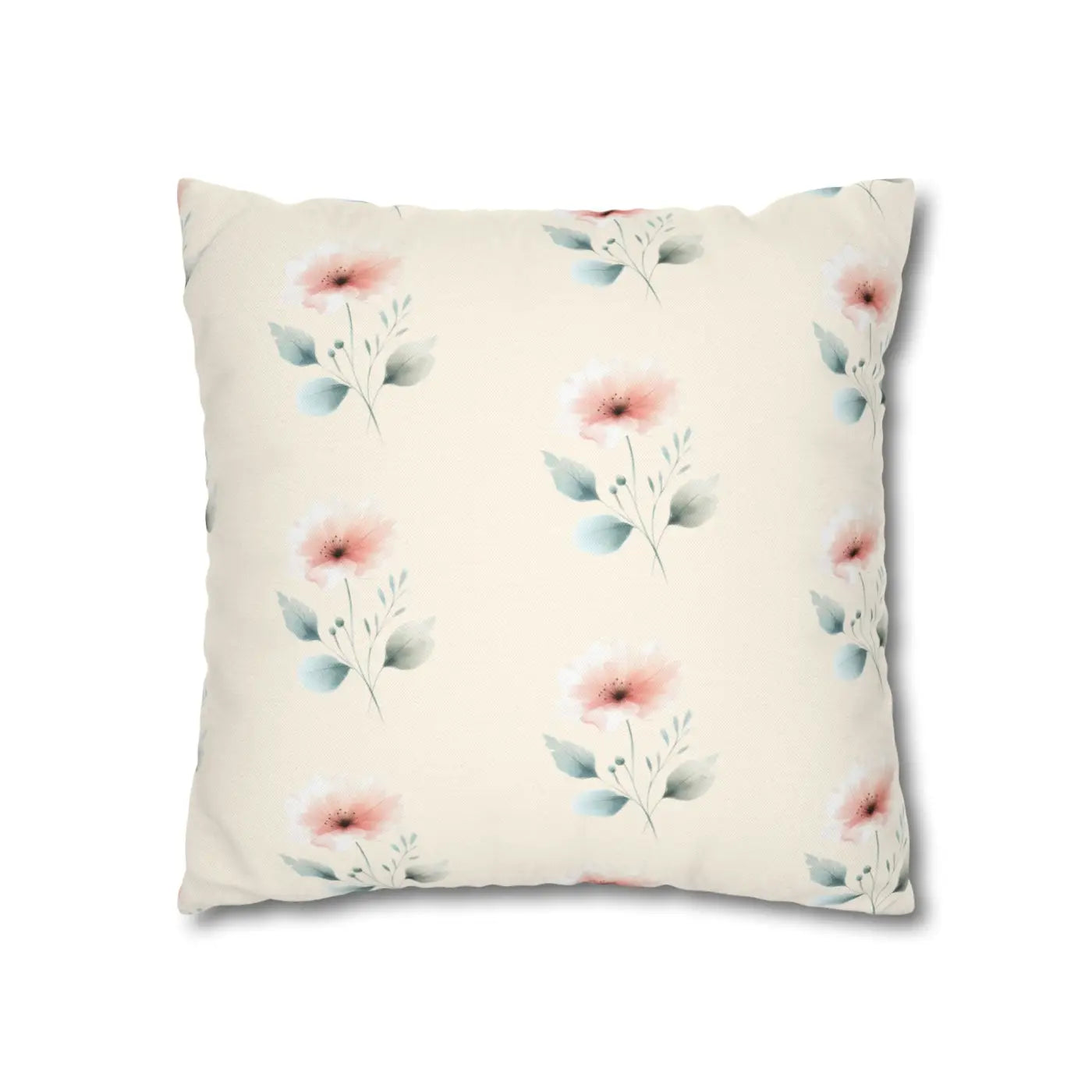 Floral Soft Spun Polyester Pillowcases - Elegant Home Decor - DipaliZ