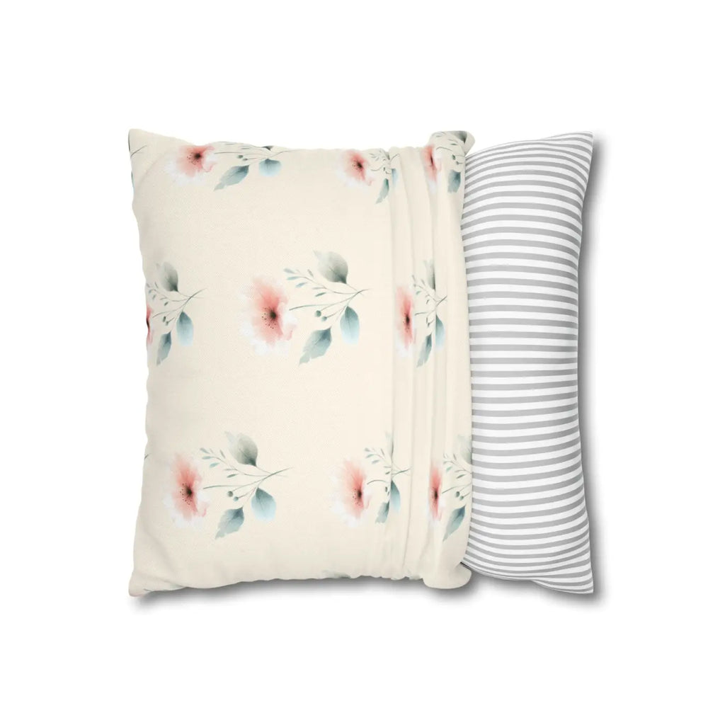 Floral Soft Spun Polyester Pillowcases - Elegant Home Decor - DipaliZ