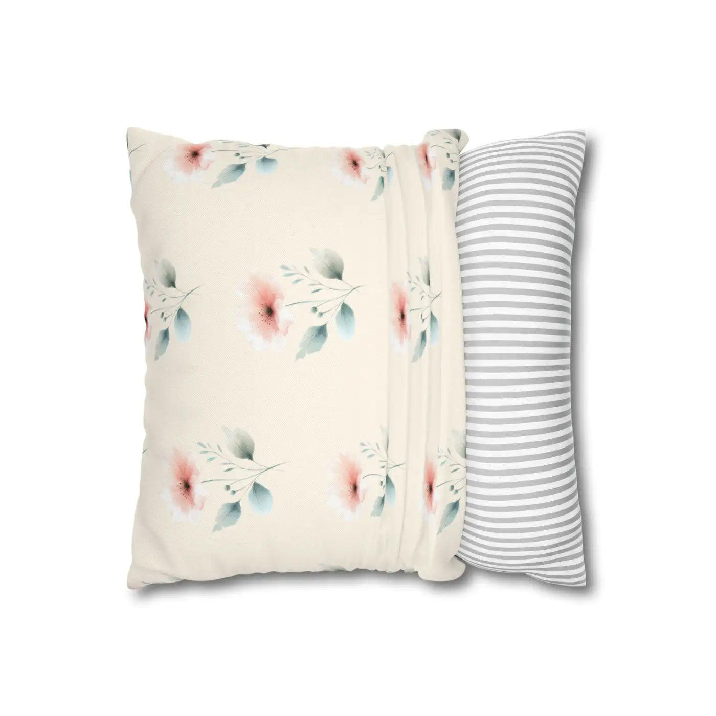 Floral Soft Spun Polyester Pillowcases - Elegant Home Decor - DipaliZ