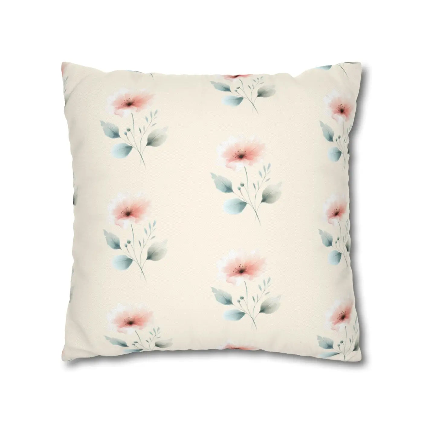 Floral Soft Spun Polyester Pillowcases - Elegant Home Decor - DipaliZ