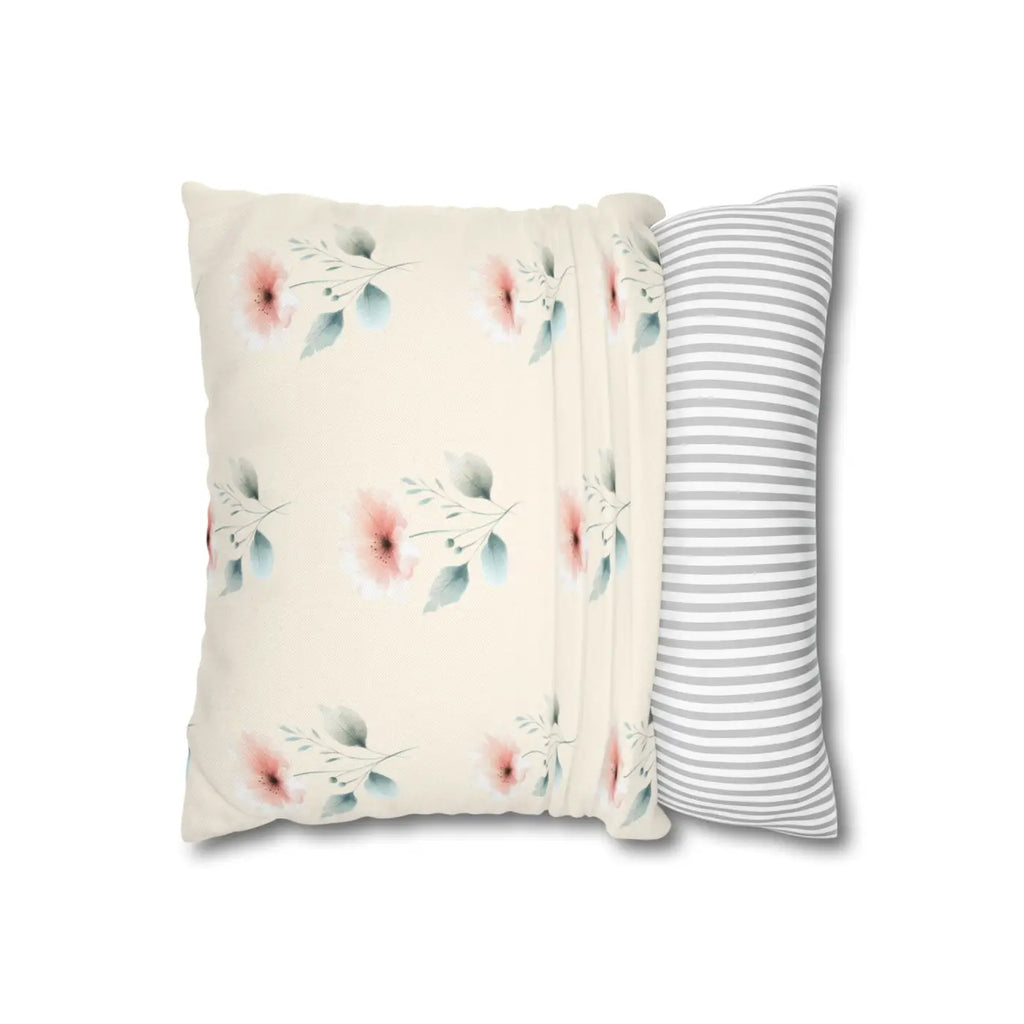 Floral Soft Spun Polyester Pillowcases - Elegant Home Decor - DipaliZ