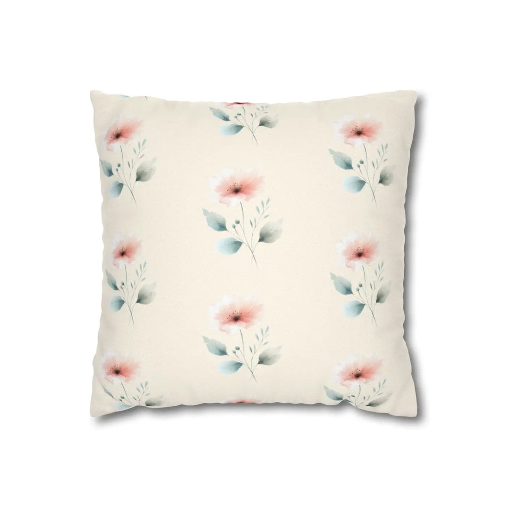 Floral Soft Spun Polyester Pillowcases - Elegant Home Decor - DipaliZ
