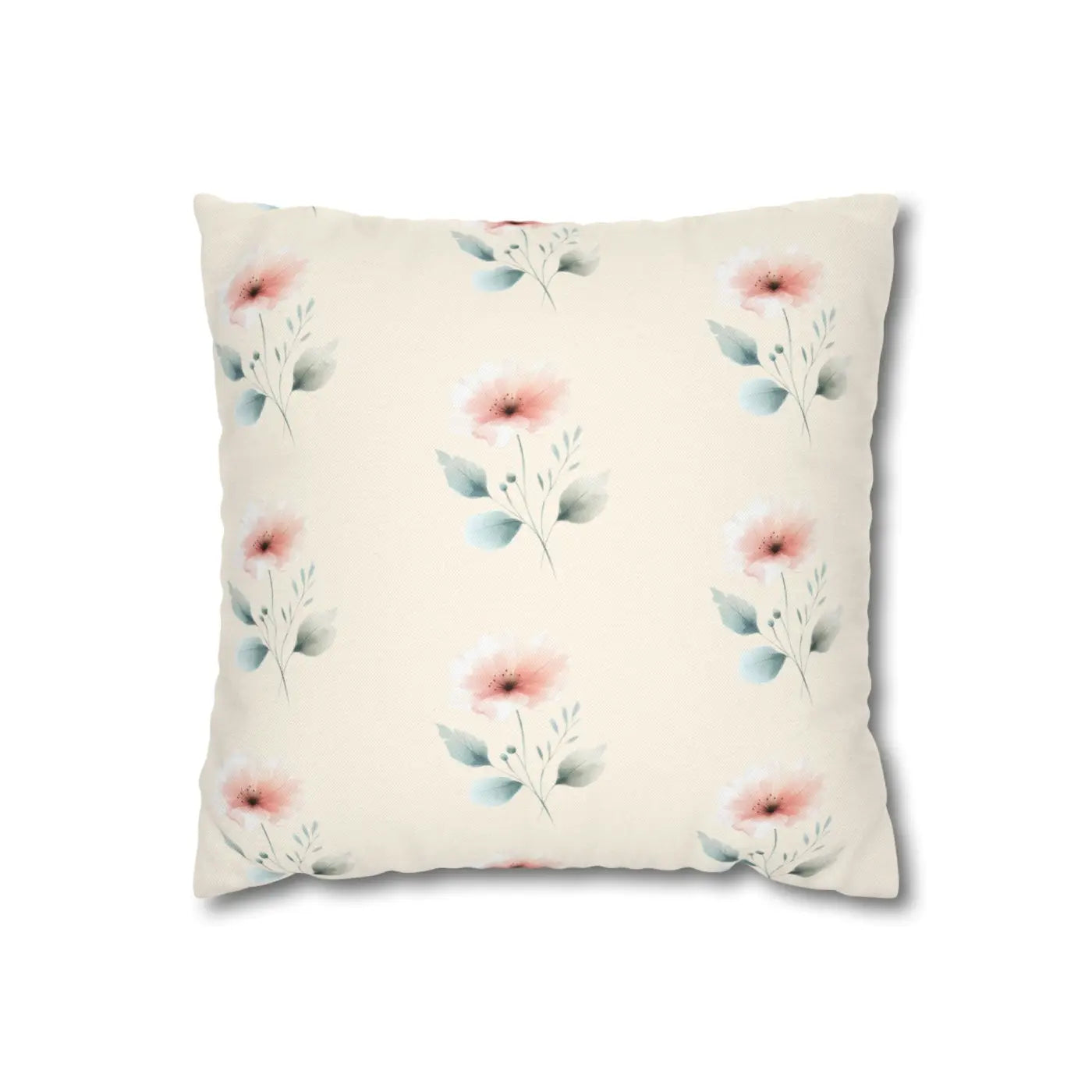 Floral Soft Spun Polyester Pillowcases - Elegant Home Decor - DipaliZ