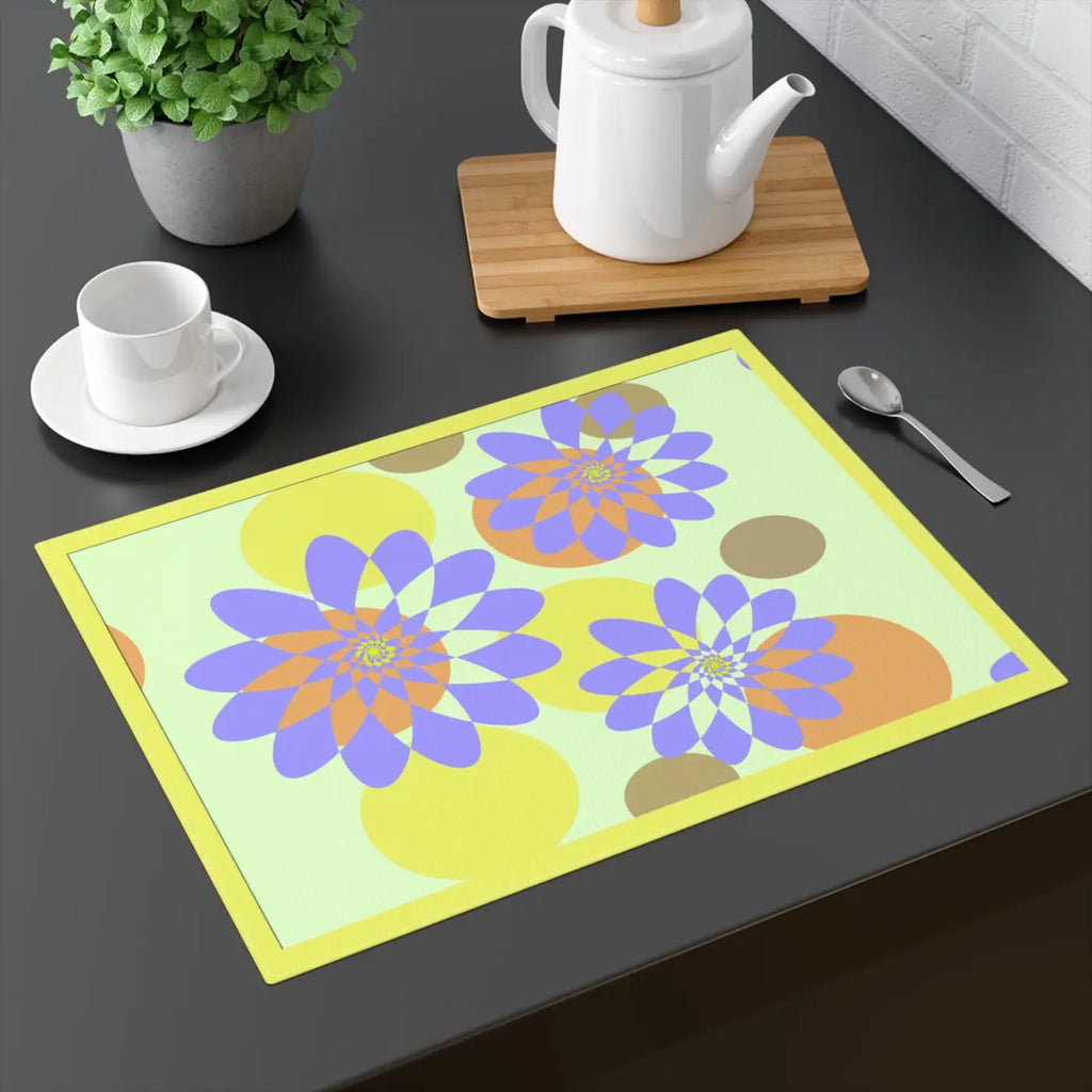 Floral Cotton Placemat - Vibrant Dining Table Decor - DipaliZ