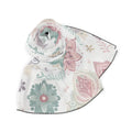 Chic Floral Print Poly Scarf - Elegant Lightweight Accessory - DipaliZ