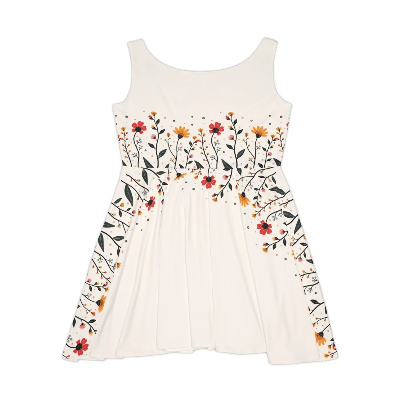 Women's Skater Dress - Floral Must-Have Style - DipaliZ