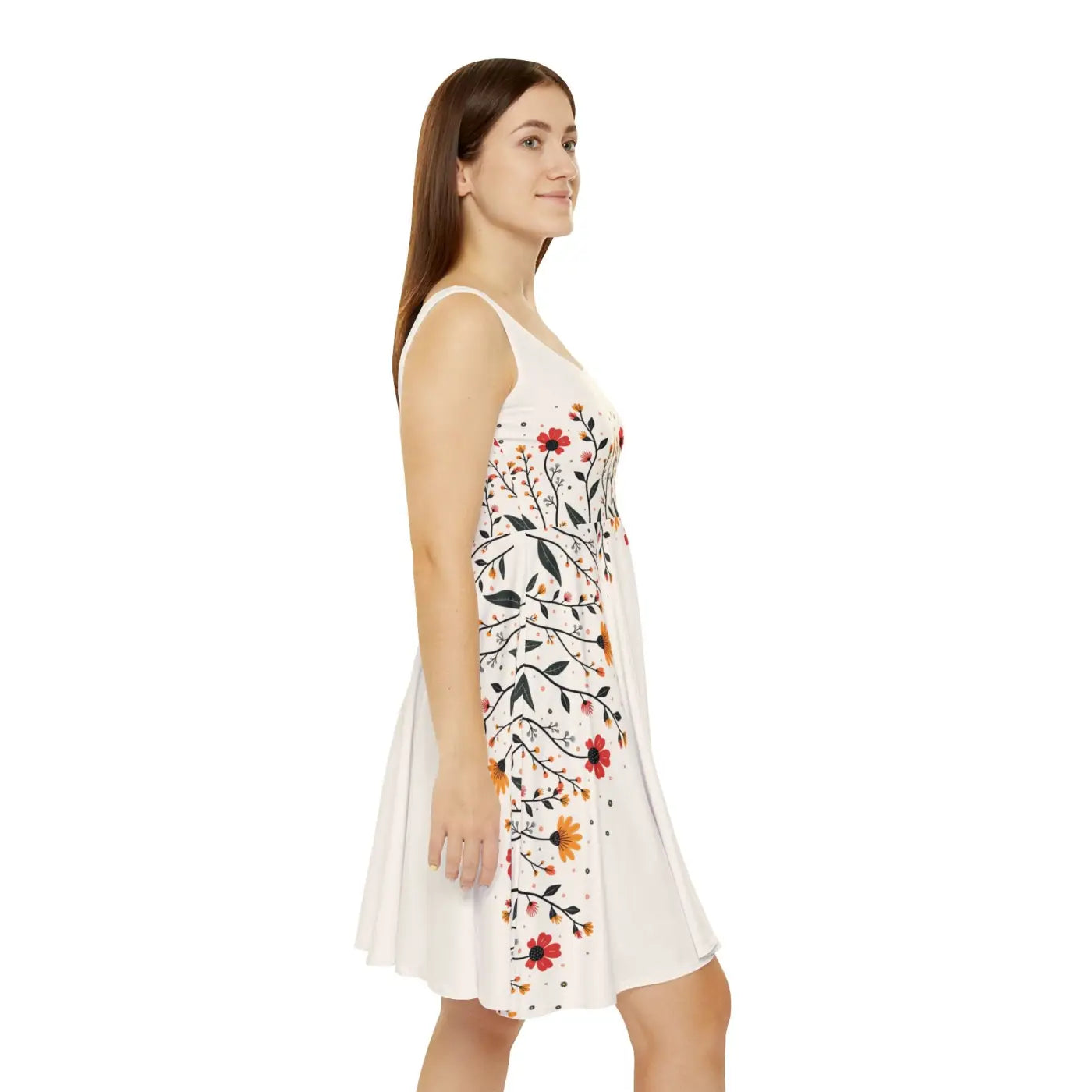 Women's Skater Dress - Floral Must-Have Style - DipaliZ