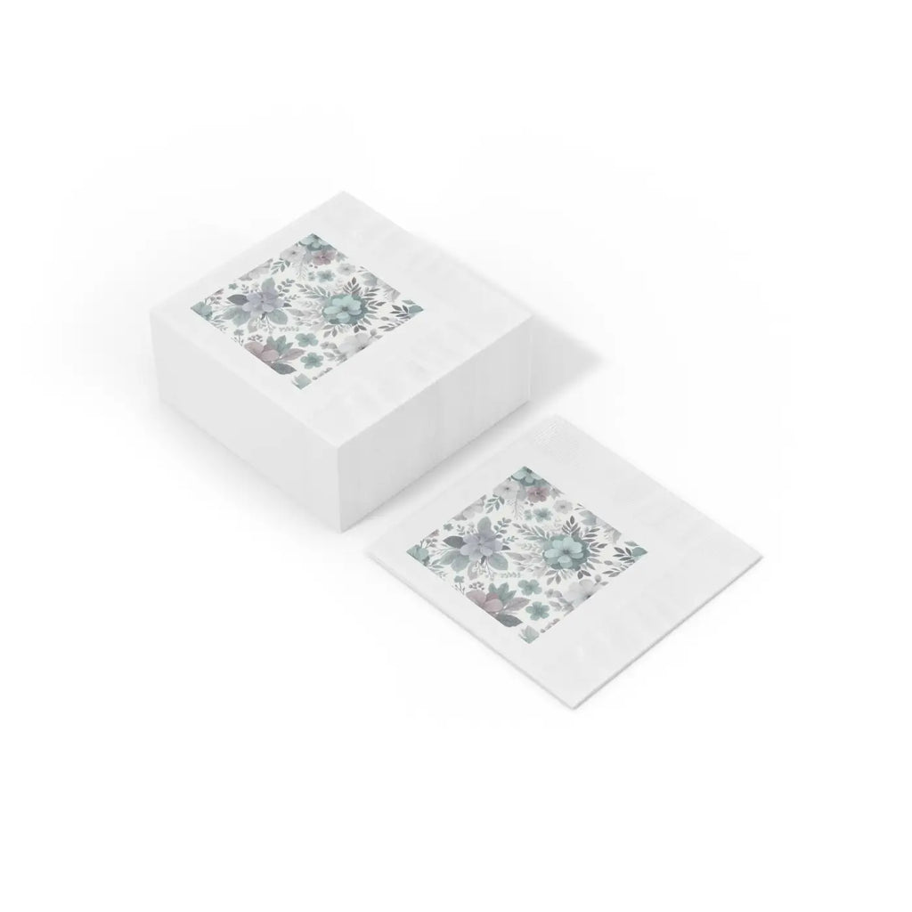Floral Printed Cocktail Napkins - Vibrant Party Decor - DipaliZ