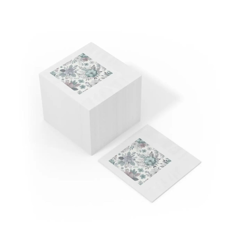 Floral Printed Cocktail Napkins - Vibrant Party Decor - DipaliZ