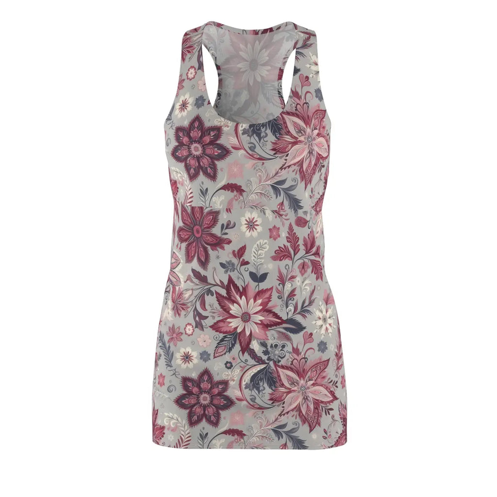 Floral Racerback Dress - Chic Stylish Summer Wear - DipaliZ