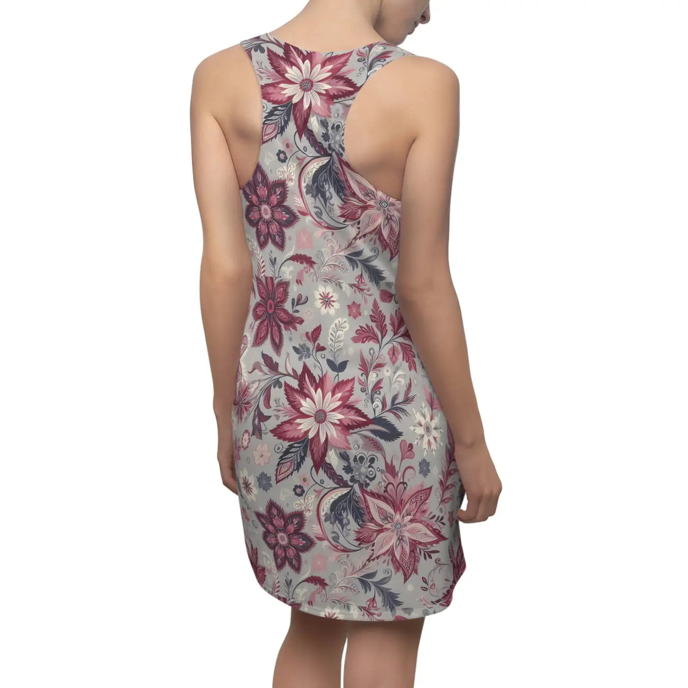 Floral Racerback Dress - Chic Stylish Summer Wear - DipaliZ