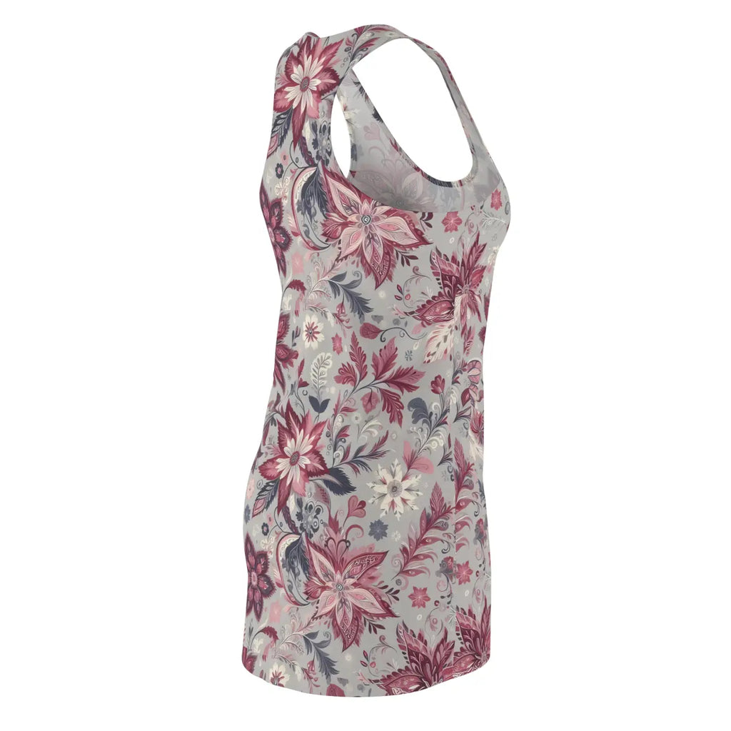 Floral Racerback Dress - Chic Stylish Summer Wear - DipaliZ