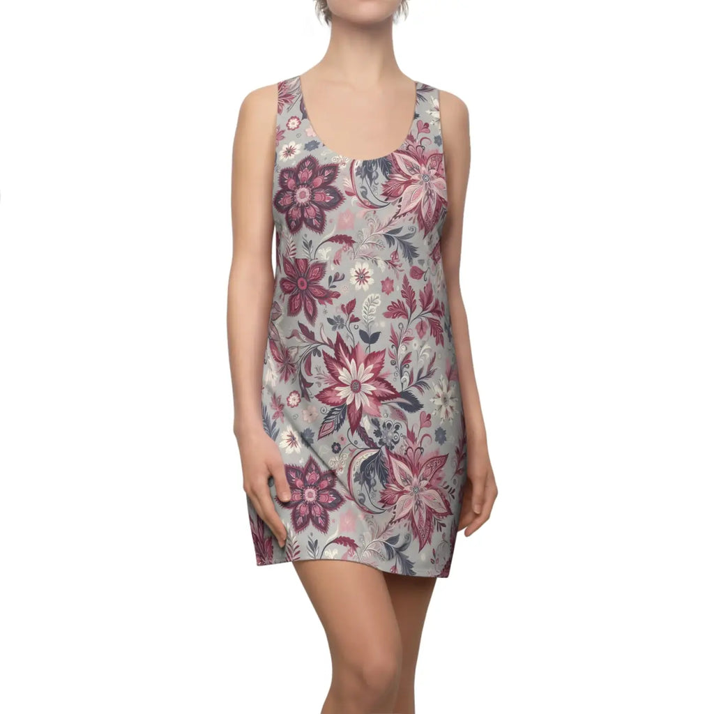 Floral Racerback Dress - Chic Stylish Summer Wear - DipaliZ