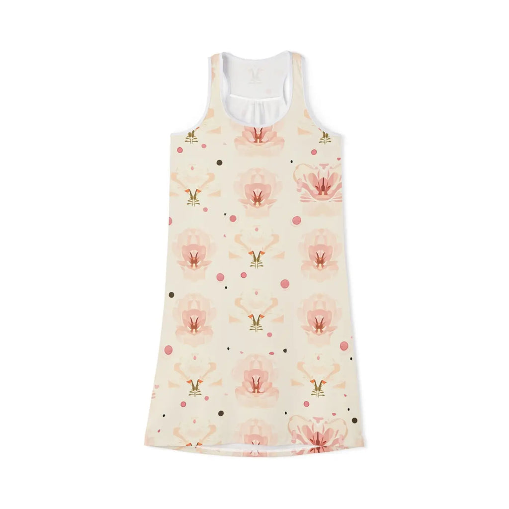 Floral Racerback Dress - Festival Fun Summer Style - DipaliZ