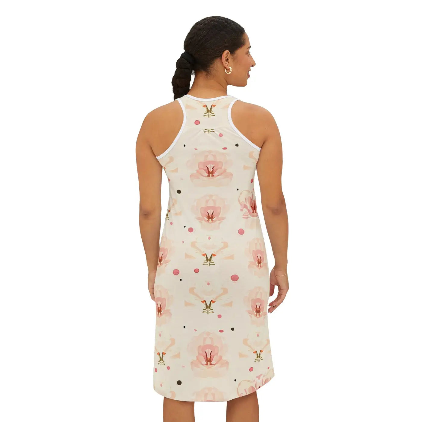 Floral Racerback Dress - Festival Fun Summer Style - DipaliZ