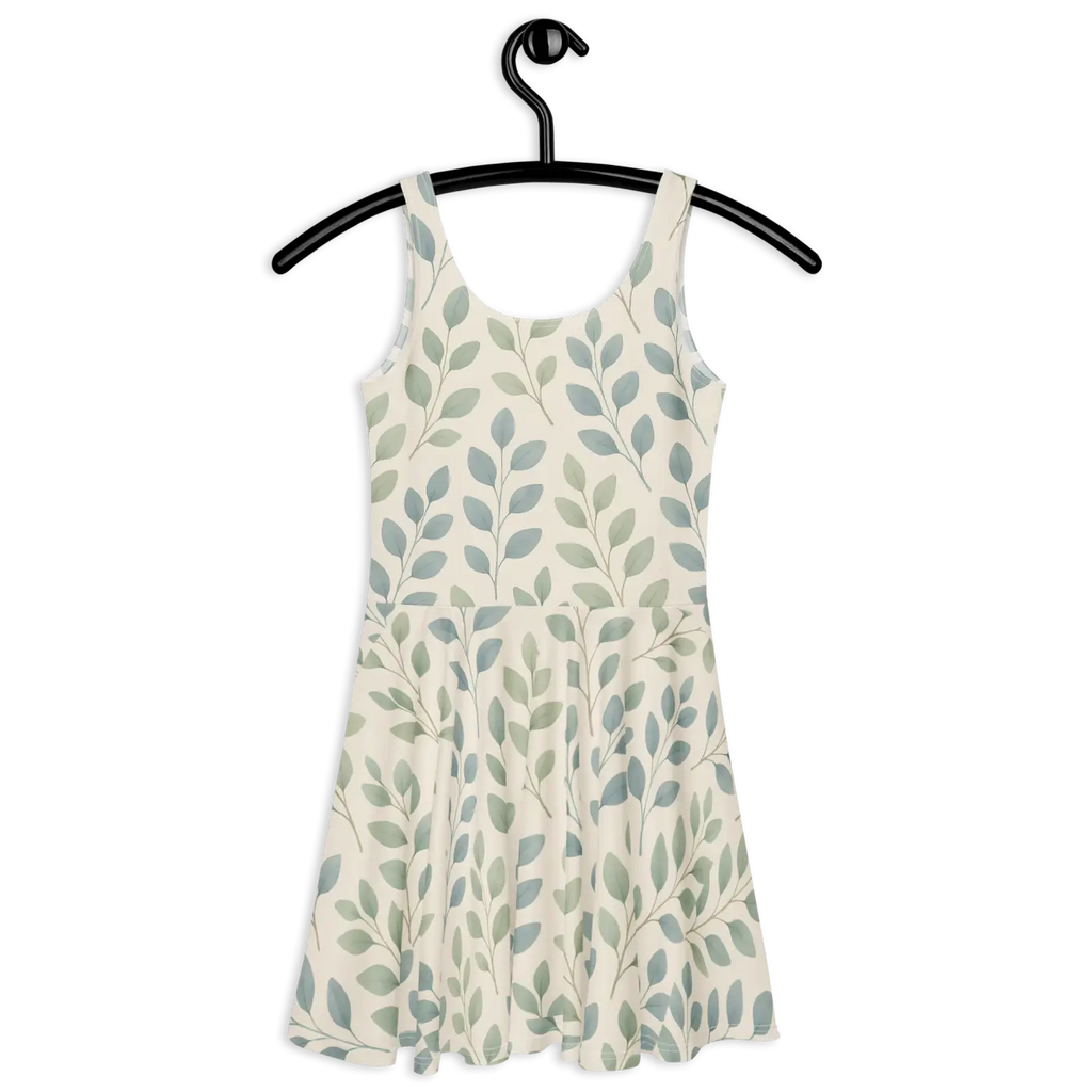 Floral Skater Dress - Flirty Flair Vibrant Style - DipaliZ