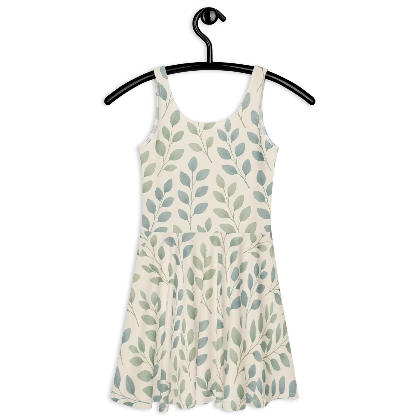 Floral Skater Dress - Flirty Flair Vibrant Style - DipaliZ