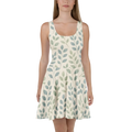 Floral Skater Dress - Flirty Flair Vibrant Style - DipaliZ