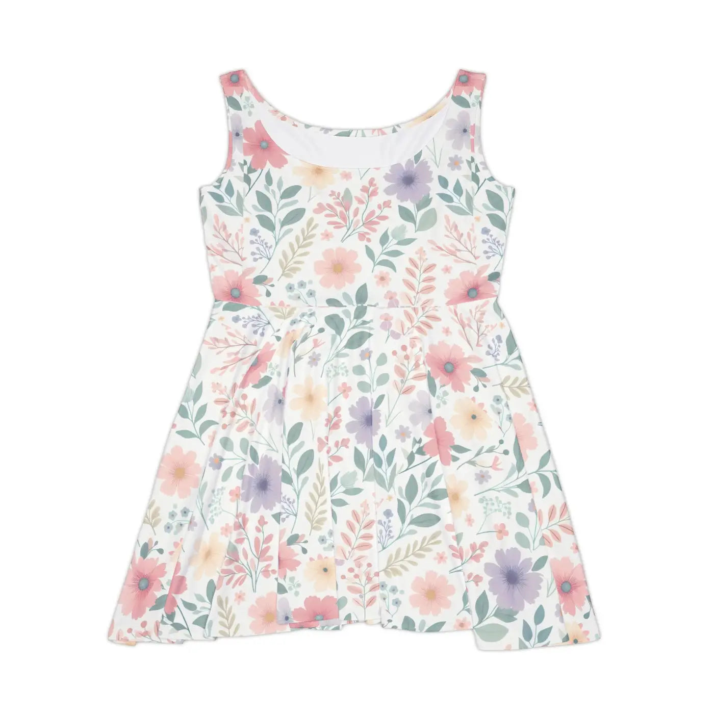 Floral Skater Dress - Stay Cool All Spring - DipaliZ