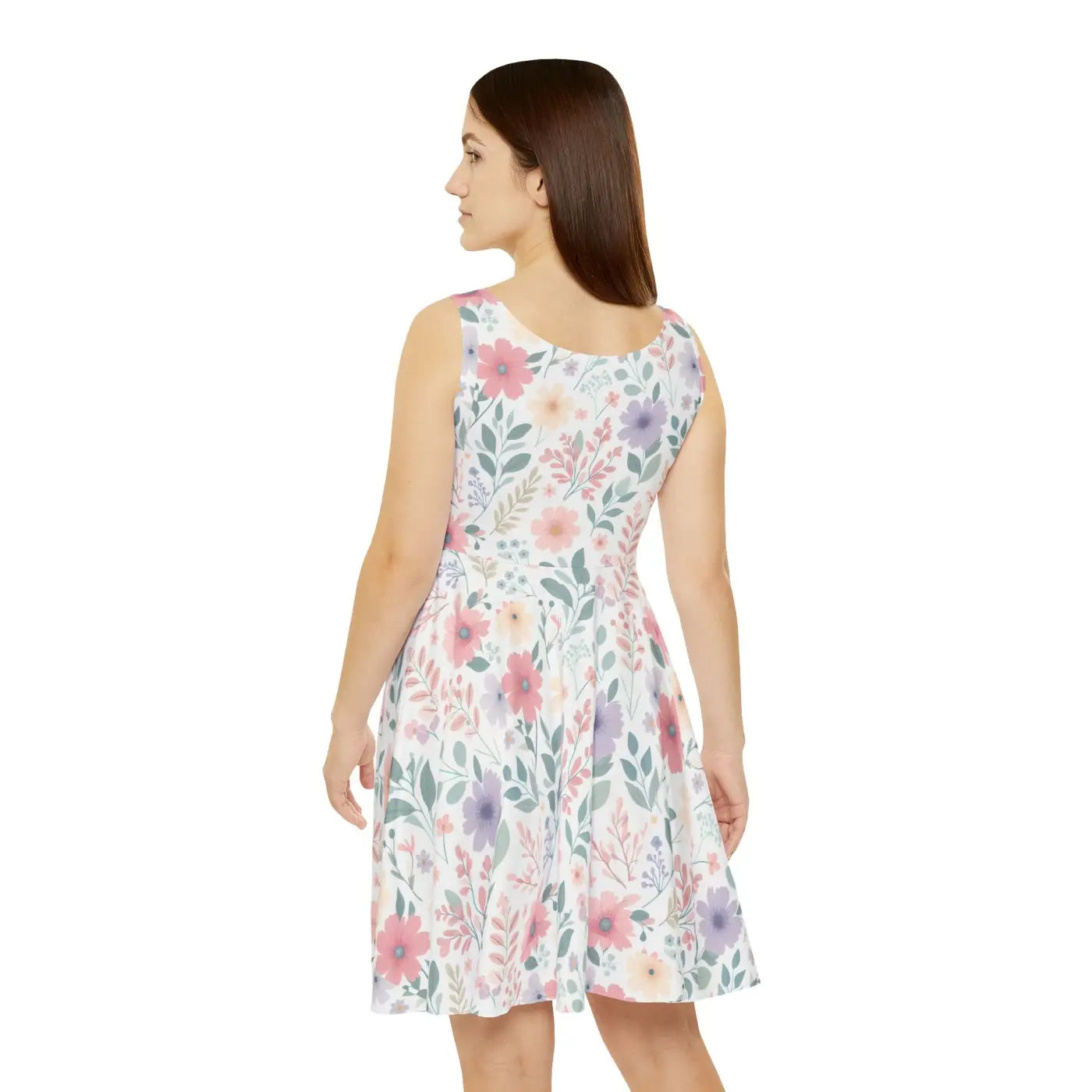Floral Skater Dress - Stay Cool All Spring - DipaliZ