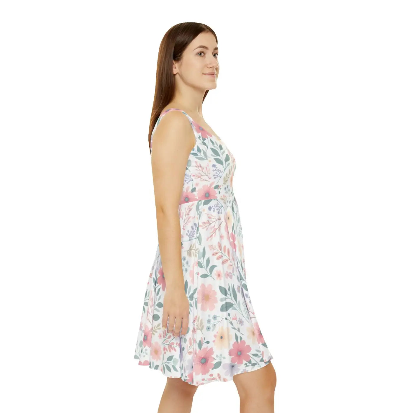 Floral Skater Dress - Stay Cool All Spring - DipaliZ