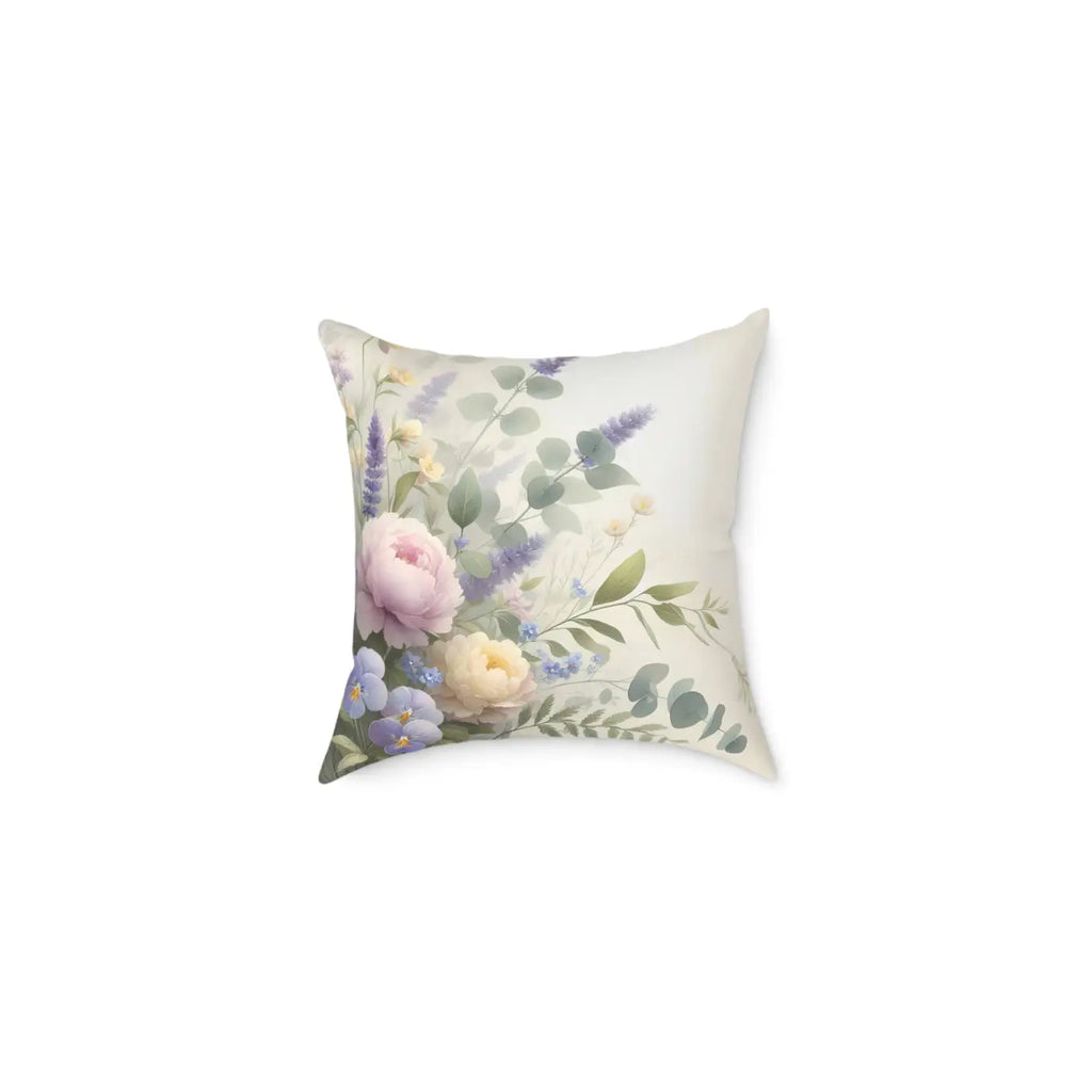 Floral Square Pillow - Cozy Home Gift for Modern Living - DipaliZ