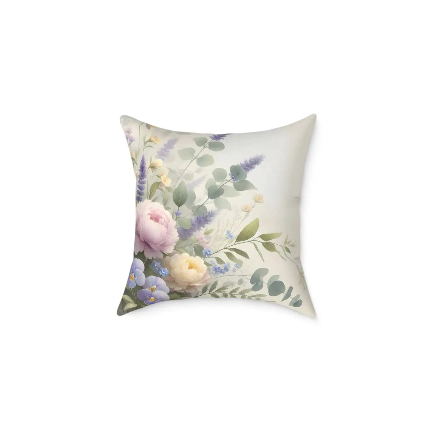 Floral Square Pillow - Cozy Home Gift for Modern Living - DipaliZ