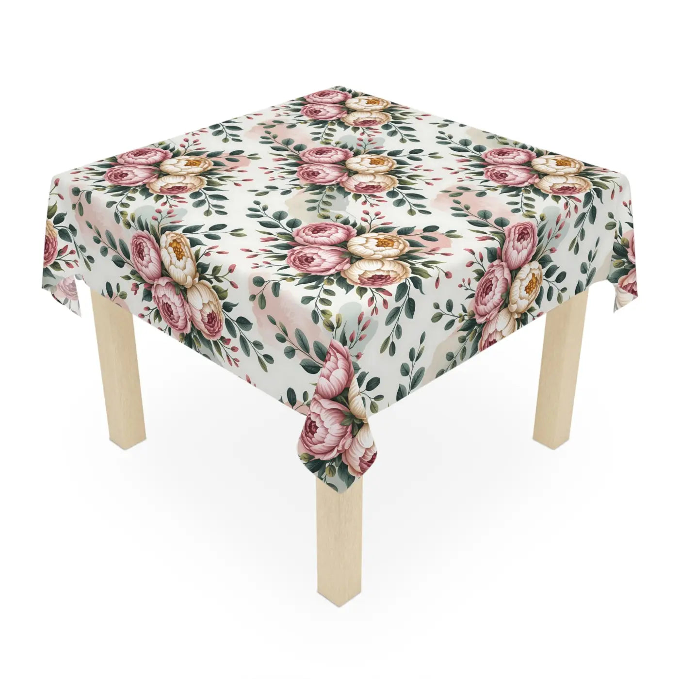 Peony Floral Tablecloth - Elegant Design for Celebrations - DipaliZ