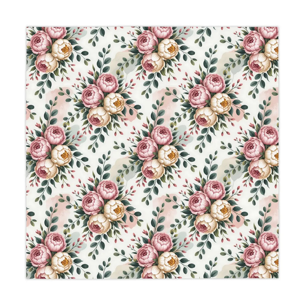 Peony Floral Tablecloth - Elegant Design for Celebrations - DipaliZ