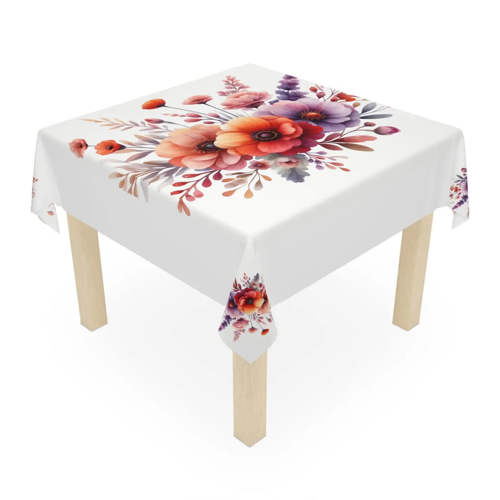 Elegant Spring Floral Tablecloth - Chic Dining Decor - DipaliZ